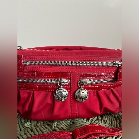 Brighton VTG Red Crossbody Nylon Bag - Picture 7 of 16